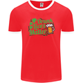 Drunk Lives Matter St. Patrick's Day Mens Ringer T-Shirt FotL Red/White