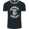 Son of Odin Valhalla Viking Norse Mythology Mens Ringer T-Shirt FotL Black/White