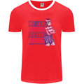 Not Weird Just More Creative Than You Art Mens Ringer T-Shirt FotL Red/White