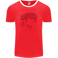 Chinese Zodiac Shengxiao Year of the Pig Mens Ringer T-Shirt FotL Red/White