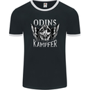 Odins Kampfer Vikings Mens Ringer T-Shirt FotL Black/White