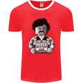 Pablo Escobar Mens Ringer T-Shirt FotL Red/White