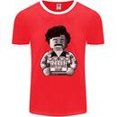 Pablo Escobar Mens Ringer T-Shirt FotL Red/White