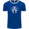 A Great Dane Dog Mens Ringer T-Shirt FotL Royal Blue/White