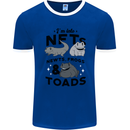 NFT Newts Frogs Toads Mens Ringer T-Shirt FotL Royal Blue/White