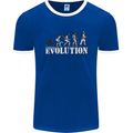 Fireman Evolution Mens Ringer T-Shirt FotL Royal Blue/White