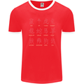 Signs of the Chinese Zodiac Shengxiao Mens Ringer T-Shirt FotL Red/White