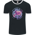 The Journey of the Axolotl Mens Ringer T-Shirt FotL Black/White