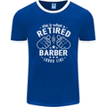 This Is What a Retired Barber Looks Like Mens Ringer T-Shirt FotL Royal Blue/White