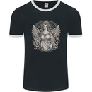 Aphrodite Greek Mythology Goddess Venus Mens Ringer T-Shirt FotL Black/White