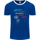 Born to Stand Out Autistic Autism ASD Mens Ringer T-Shirt FotL Royal Blue/White