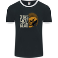 Punks Not Dead Skinhead Skull Mens Ringer T-Shirt FotL Black/White