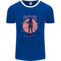 Stand Up Paddling Paddleboarding Mens Ringer T-Shirt FotL Royal Blue/White