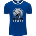 Parkour Free Running the Art of Movement Mens Ringer T-Shirt FotL Royal Blue/White