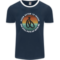 16 Year Wedding Anniversary 16th Marriage Mens Ringer T-Shirt FotL Navy Blue/White