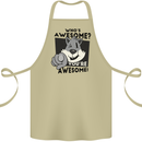 Who's Awesome You're Awesome Funny Cotton Apron 100% Organic Khaki