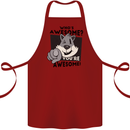 Who's Awesome You're Awesome Funny Cotton Apron 100% Organic Maroon