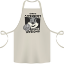 Who's Awesome You're Awesome Funny Cotton Apron 100% Organic Natural