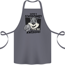 Who's Awesome You're Awesome Funny Cotton Apron 100% Organic Steel