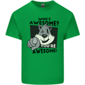 Who's Awesome You're Awesome Funny Kids T-Shirt Childrens Irish Green