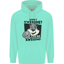 Who's Awesome You're Awesome Funny Mens 80% Cotton Hoodie Peppermint