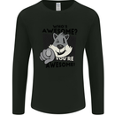 Who's Awesome You're Awesome Funny Mens Long Sleeve T-Shirt Black
