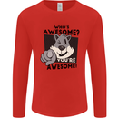 Who's Awesome You're Awesome Funny Mens Long Sleeve T-Shirt Red