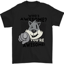 Who's Awesome You're Awesome Funny Mens T-Shirt Cotton Gildan Black