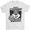 Who's Awesome You're Awesome Funny Mens T-Shirt Cotton Gildan White