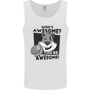 Who's Awesome You're Awesome Funny Mens Vest Tank Top White