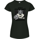 Who's Awesome You're Awesome Funny Womens Petite Cut T-Shirt Black
