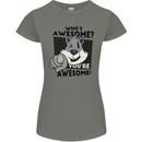 Who's Awesome You're Awesome Funny Womens Petite Cut T-Shirt Charcoal