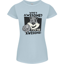 Who's Awesome You're Awesome Funny Womens Petite Cut T-Shirt Light Blue