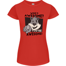 Who's Awesome You're Awesome Funny Womens Petite Cut T-Shirt Red