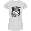Who's Awesome You're Awesome Funny Womens Petite Cut T-Shirt White