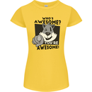 Who's Awesome You're Awesome Funny Womens Petite Cut T-Shirt Yellow