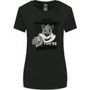 Who's Awesome You're Awesome Funny Womens Wider Cut T-Shirt Black