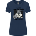 Who's Awesome You're Awesome Funny Womens Wider Cut T-Shirt Navy Blue