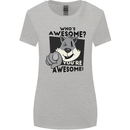 Who's Awesome You're Awesome Funny Womens Wider Cut T-Shirt Sports Grey