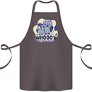 Whoos the Best Dad Funny Fathers Day Owl Cotton Apron 100% Organic Dark Grey