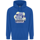 Whoos the Best Dad Funny Fathers Day Owl Mens 80% Cotton Hoodie Royal Blue