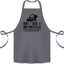 Why I Ride a Motorcycle Biker Funny Bike Cotton Apron 100% Organic Steel