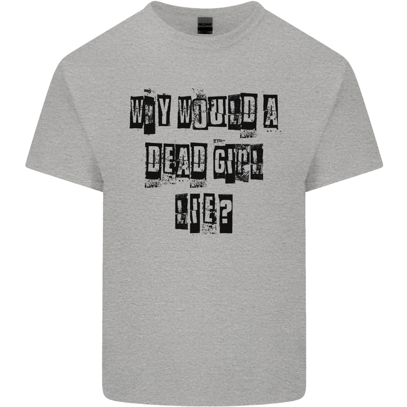 Why Would a Dead Girl Lie TV Drama Mens Cotton T-Shirt Tee Top Sports Grey