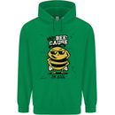 Why? Bee-Cause I'm Cool Funny Bee Childrens Kids Hoodie Irish Green