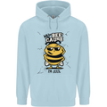 Why? Bee-Cause I'm Cool Funny Bee Childrens Kids Hoodie Light Blue