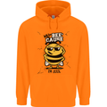 Why? Bee-Cause I'm Cool Funny Bee Childrens Kids Hoodie Orange