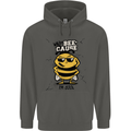 Why? Bee-Cause I'm Cool Funny Bee Childrens Kids Hoodie Storm Grey