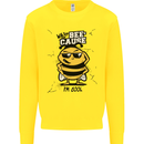 Why? Bee-Cause I'm Cool Funny Bee Kids Sweatshirt Jumper Yellow