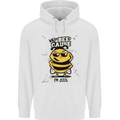 Why? Bee-Cause I'm Cool Funny Bee Mens 80% Cotton Hoodie White