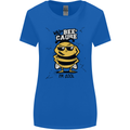 Why? Bee-Cause I'm Cool Funny Bee Womens Wider Cut T-Shirt Royal Blue